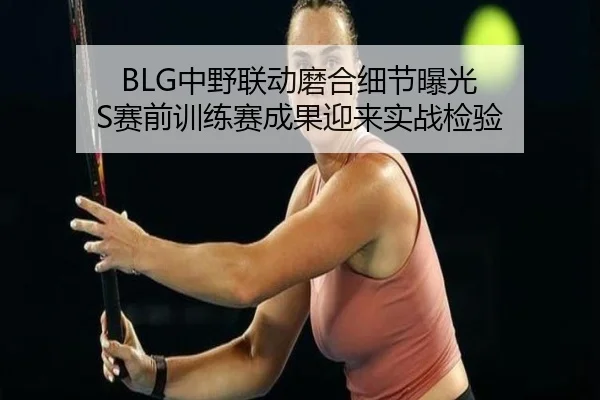 BLG中野联动磨合细节曝光 S赛前训练赛成果迎来实战检验